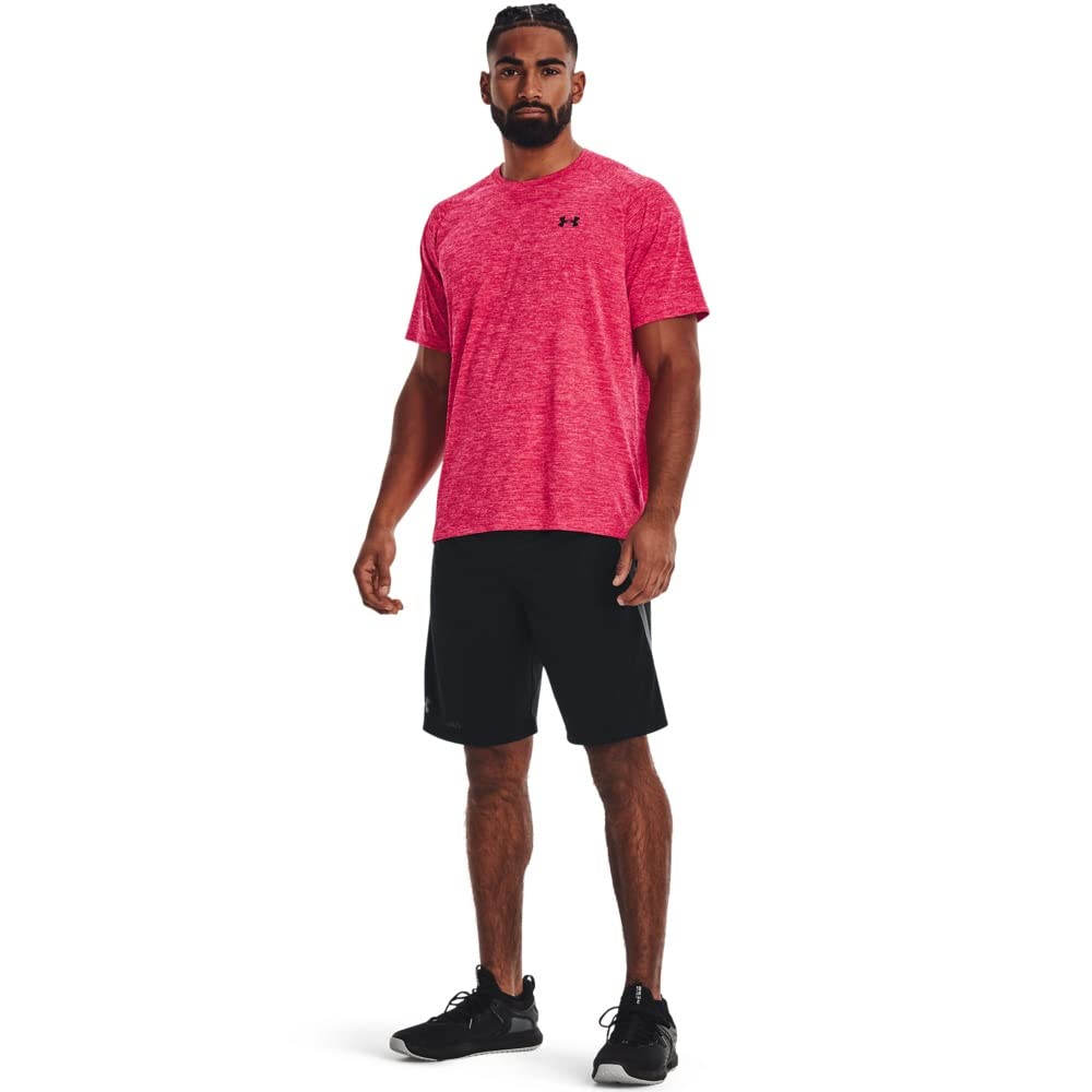Under Armour Men's Tech 2.0 Short-Sleeve T-Shirt, Penta Pink (975)/Black, XX-Large