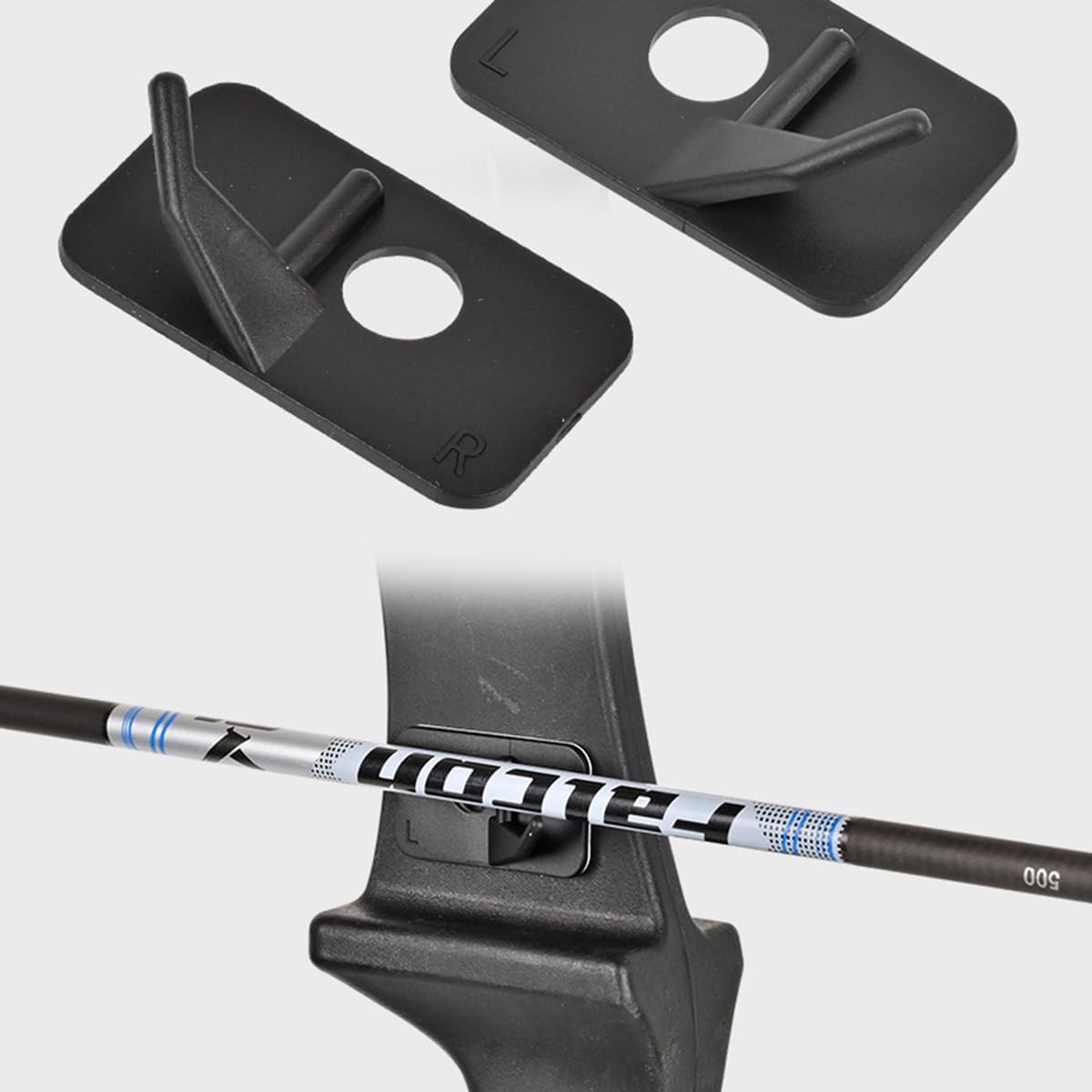 Arrow Rest for Recurve Bow - 12pcs Right-Hand Plastic Archery Accessories | Durable & Lightweight