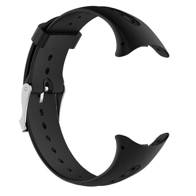 AWADUO For Garmin Swim Watch Silicone Replacement Band, Replacement Silicone Wrist Band Strap For Garmin Swim Watch GPS Smartwatch, Soft And Durable(Silicone Black)