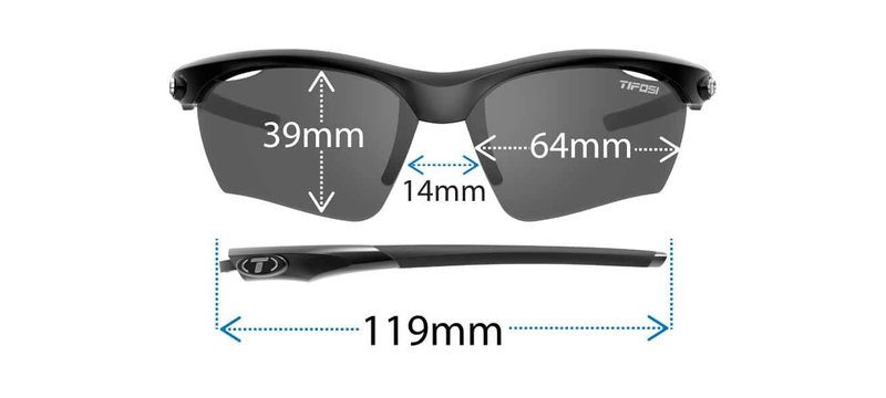 Tifosi Vero Sunglasses (Race Pink, Smoke/AC Red/Clear)