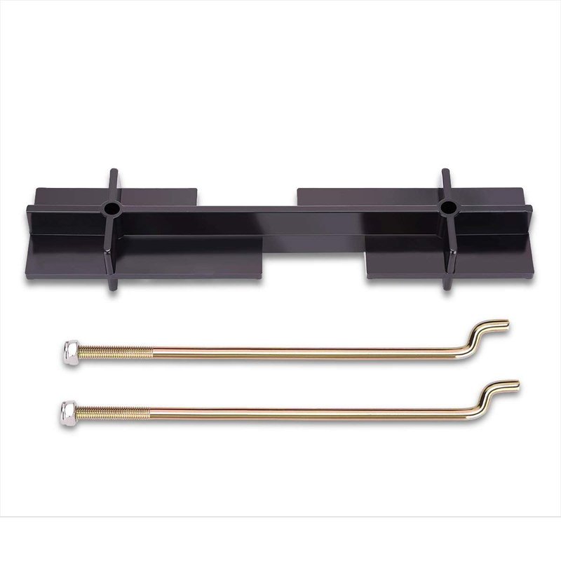 Golf Cart Battery Hold Down Plate with Rods Kit for EZGO TXT RXV 1994-up Gas and Electric Gas and Electric Golf Cart, OEM# 70045G01 01101-G01