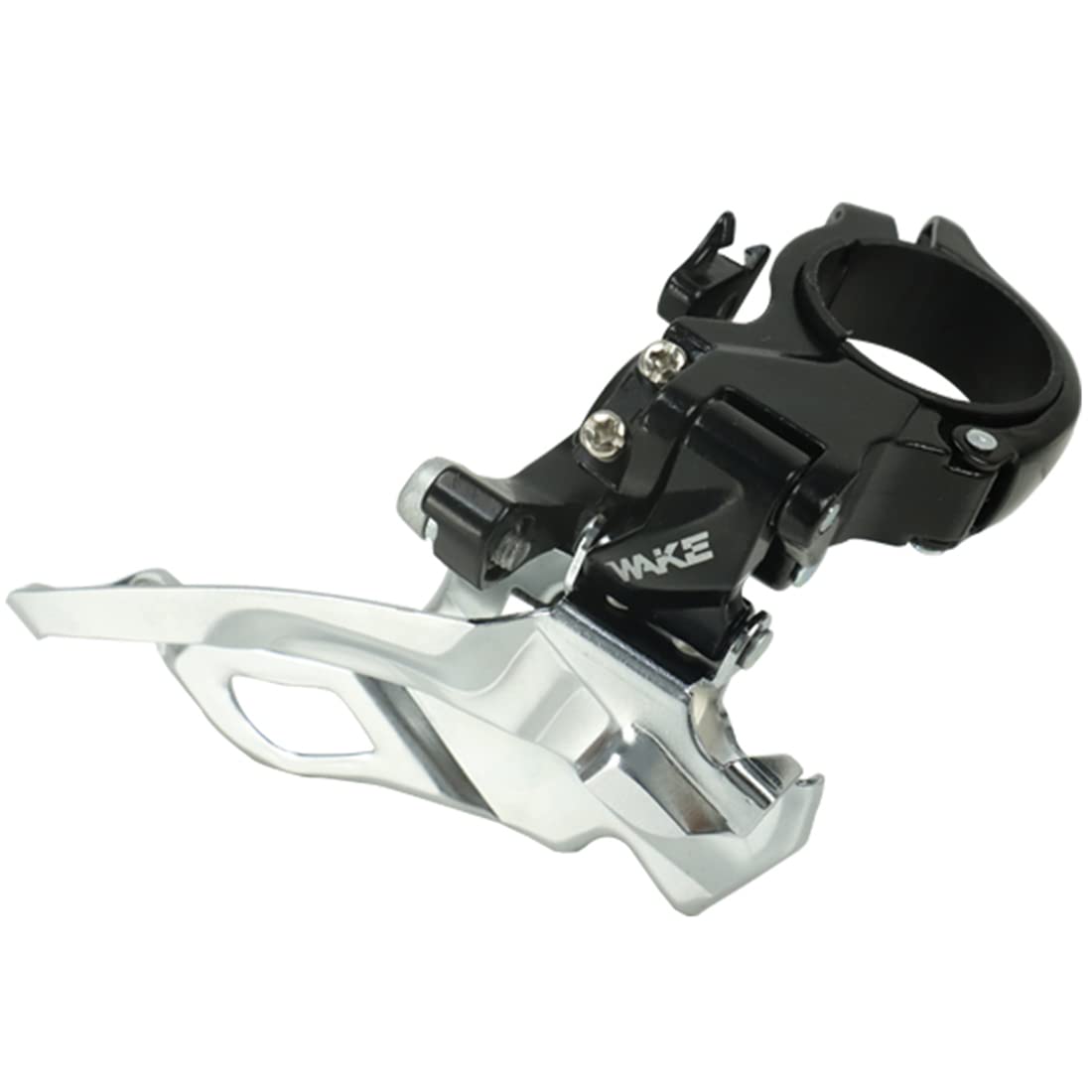 Front Bike Derailleurs 3 Speed Clamp On Top Bottom Pull Front Derailleurs Compatible with top or Bottom Routing for Mountain Bike Road Bicycle MTB BMX with Adjust Clamp Size 31.8mm 34.9mm