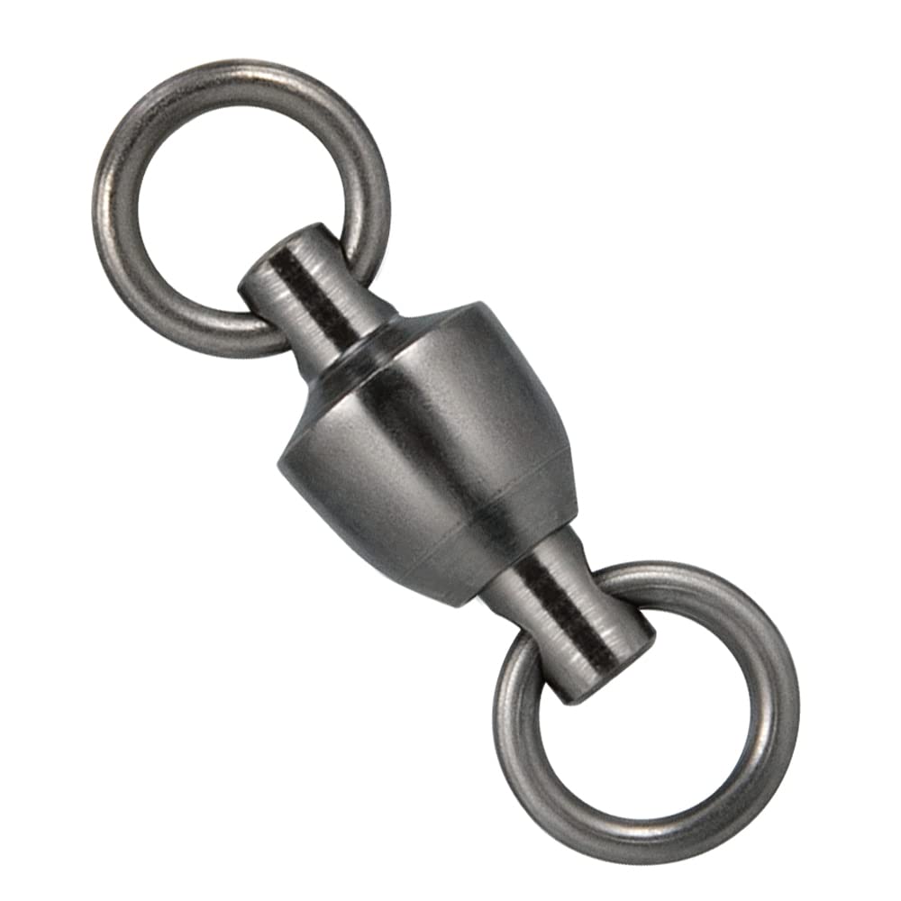 Dr.Fish 50 Pack Ball Bearing Fishing Swivels, Swivels Fishing Tackle Saltwater, Freshwater Stainless Heavy Duty Lure Leader Line Connector #5