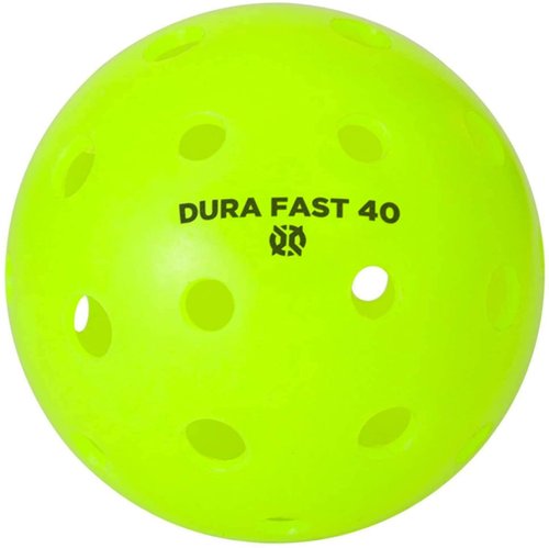 Dura Fast 40 Pickleballs | Outdoor Pickleball Balls Neon or Yellow USAPA Approved and Sanctioned for Tournament Play, Professional Perfomance… (Neon, 24 Pack)
