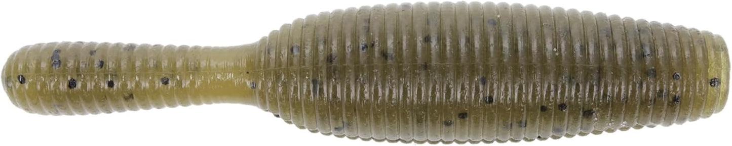 Yamamoto 2.5" YAMATANUKI Heavy Fishing Lures - Green Pumpkin/Black Flake | 10 Pack