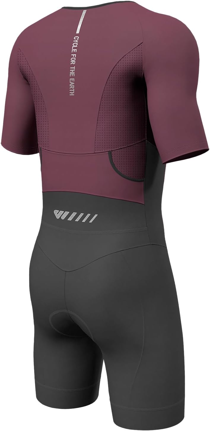 Men's Triathlon Suits - High Elasticity Breathable Quick-Drying Trisuits for Cycling, Swimming & Running | Various Sizes Available