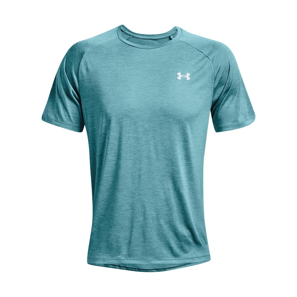 Under Armour Men's Tech 2.0 Short-Sleeve T-Shirt, Cloudless Sky (404)/White, 4X-Large Tall