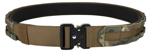 KRYDEX Quick Release Rigger MOLLE Belt 1.75 Inch Inner & Outer Tactical Heavy Duty Belt (CBMC, Small)