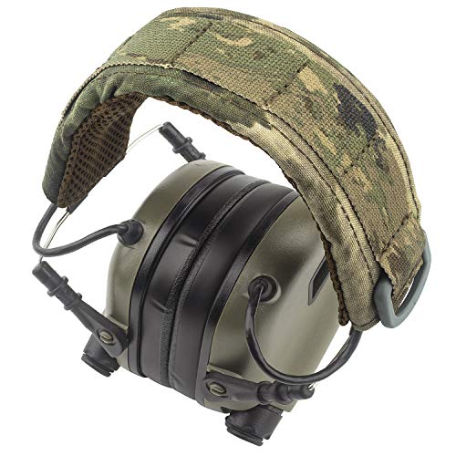 OPSMEN Headband Advanced Modular Headset Cover Fit for All General Tactical Earmuffs Accessories Upgrade Bags Case A-TACS IX