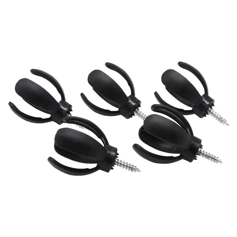 HISTAR 5PCs Golf Ball Pick Up Retriever Claw Sucker Tool Black