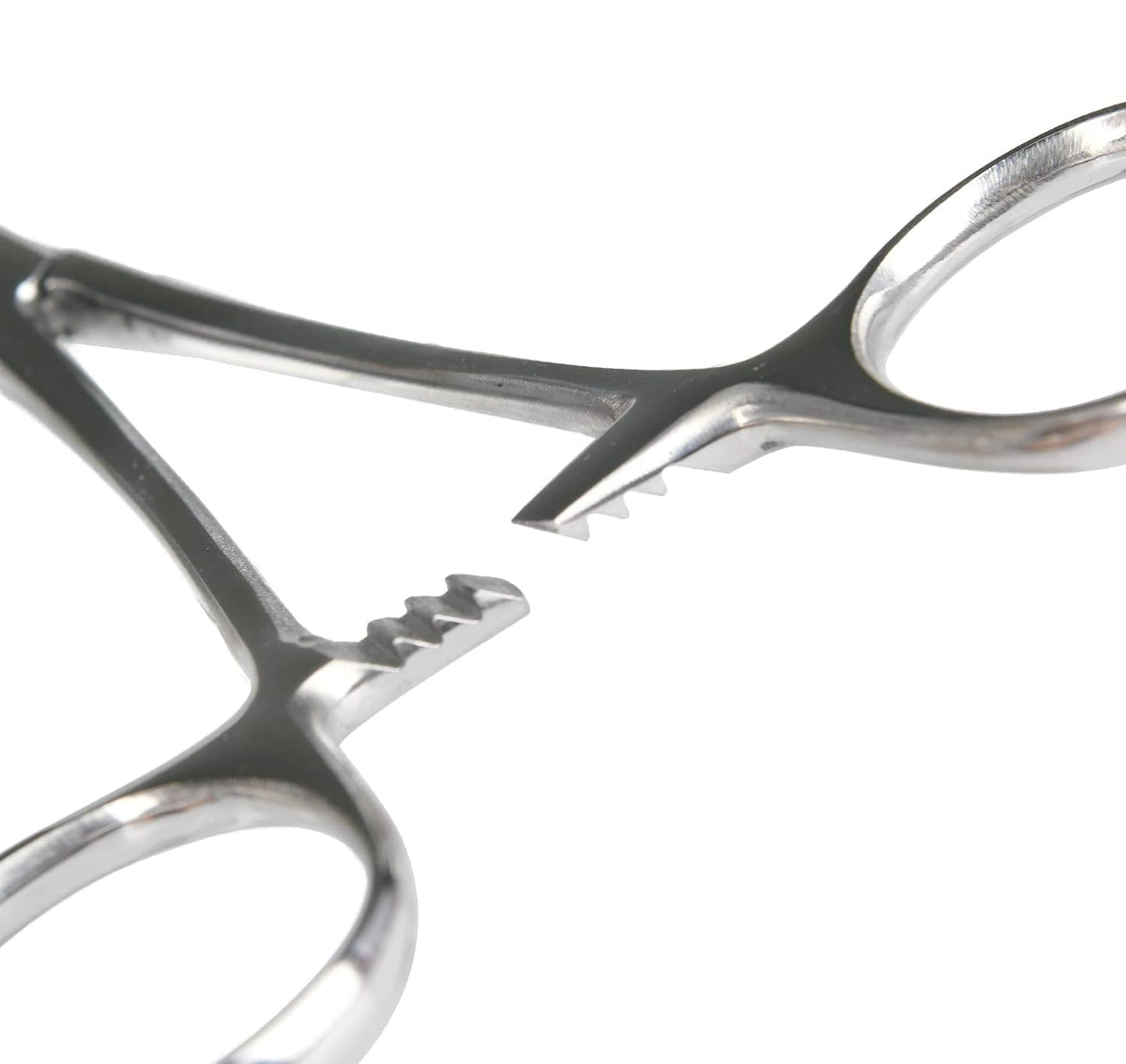 Fishing Forceps Set - Curved & Straight Hemostat 5" 2 Pcs Mosquito Forceps, Locking Small Stainless Steel Tweezers Clamps, Ideal for Fly Tying, Hook Removal, Tackle Box, Crafts & Hobby Use
