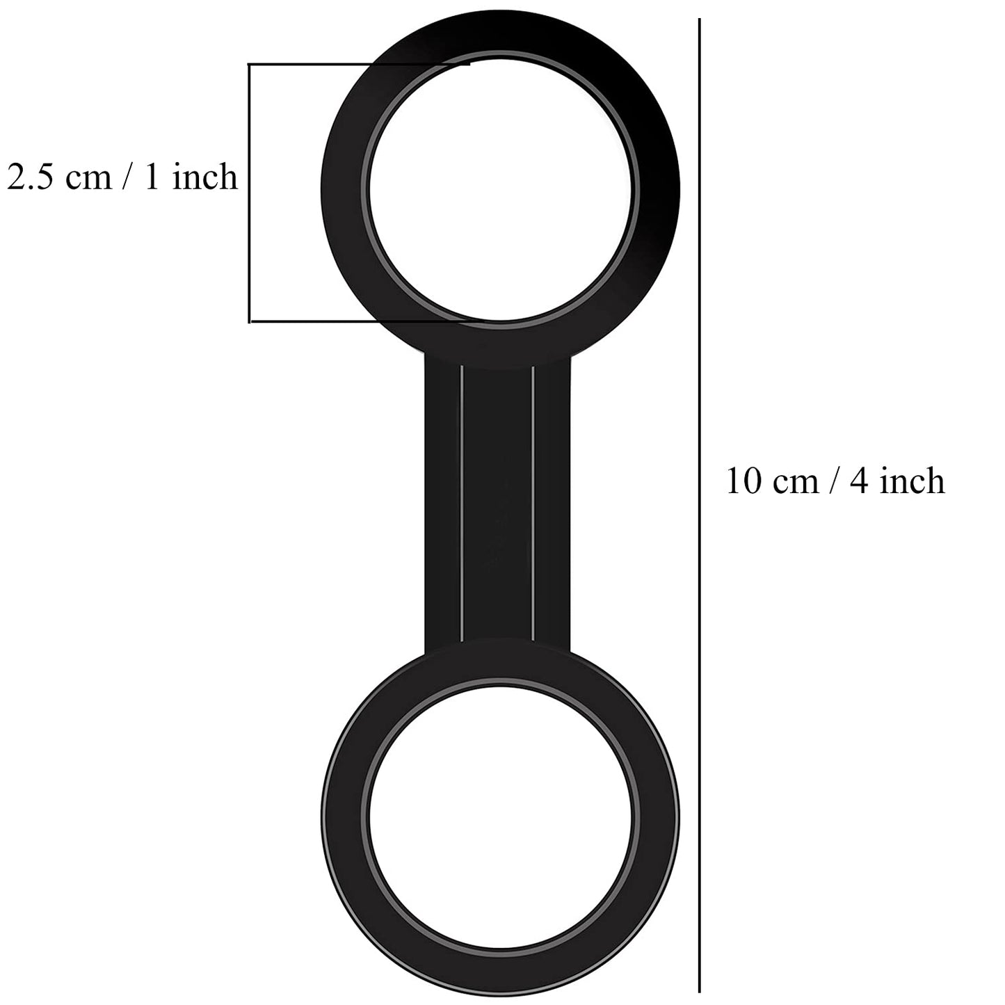 SIXQJZML 2 Pieces Scuba Diving Dive Snorkeling Silicone Snorkel Mask Strap Keeper Holder Clip Retainer Attachment Gear Spare Part Accessories