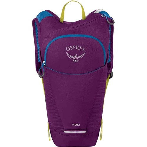 Osprey Moki 1.5L Kids' Biking Backpack with Hydraulics Reservoir, Amaranth Purple