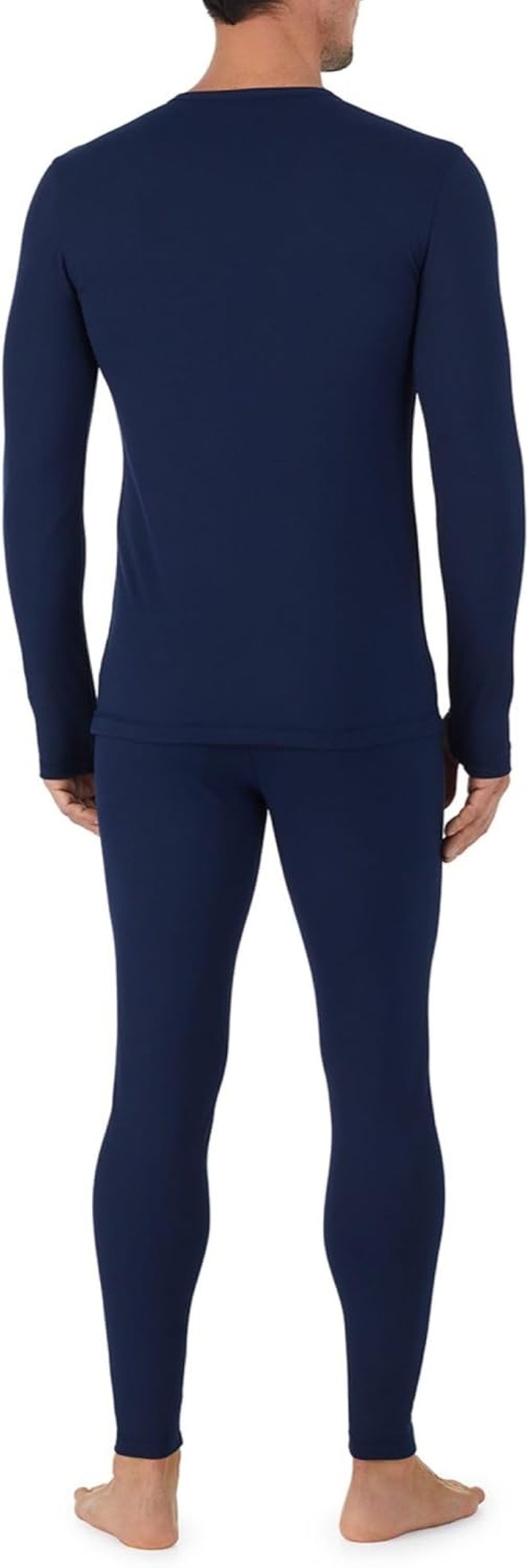 Cuddl Duds Men's Heavyweight Thermal Set | Fleece Lined Long Sleeve Shirt & Leggings for Cold Weather