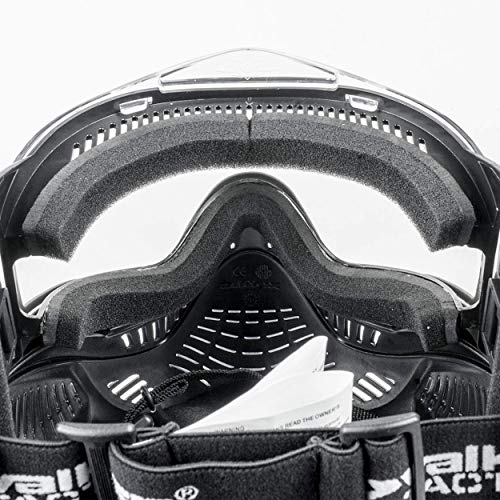 Valken Paintball MI-7 Goggle/Mask with Dual Pane Thermal Lens - Black