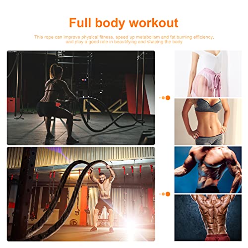 1.26 inch Battle Rope Battle Ropes for Home Gym Workout Rope Exercise Rope Gym Rope Workout Ropes for Home Gym Ropes