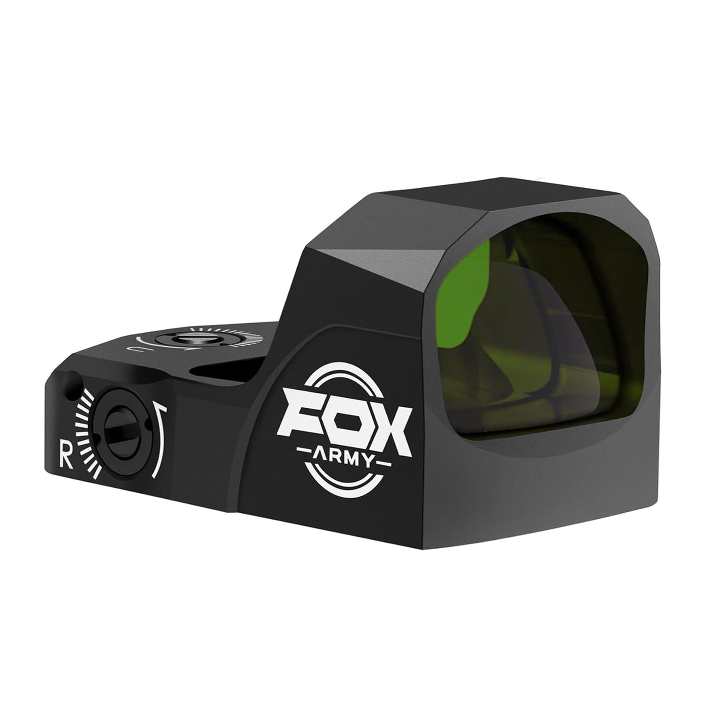Foxarmy FXA12 Green Dot Sight for Pistol - RMR/407C Footprint Reflex Optic with Shake Awake & Lock Mode - 3 MOA Dot - 6061-T6 Aluminum, IPX7 Waterproof