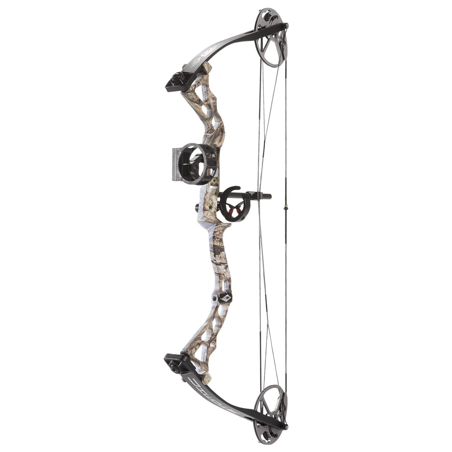 Diamond Archery Youth Atomic Bow - Fully Adjustable Equipped Durable Compound Bow | 6-29 LBS Draw Weight | 12"-24" Draw Length | 191 FPS, Left Hand, Mossy Oak Breakup Country