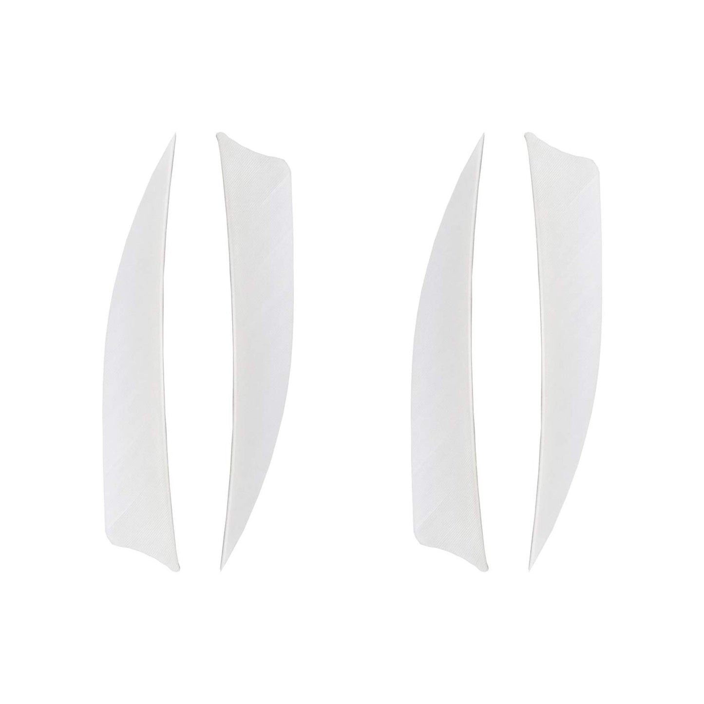 Zhan Yi Archery Fletchings Real Turkey Shield Feathers 4 inch Full Length 50 Pack Glued Right Wing for Arrows DIY