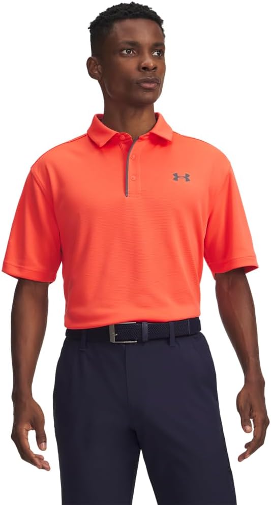 Men's Tech Golf Polo by Under Armour - Breathable Fabric | Lightweight & Stylish