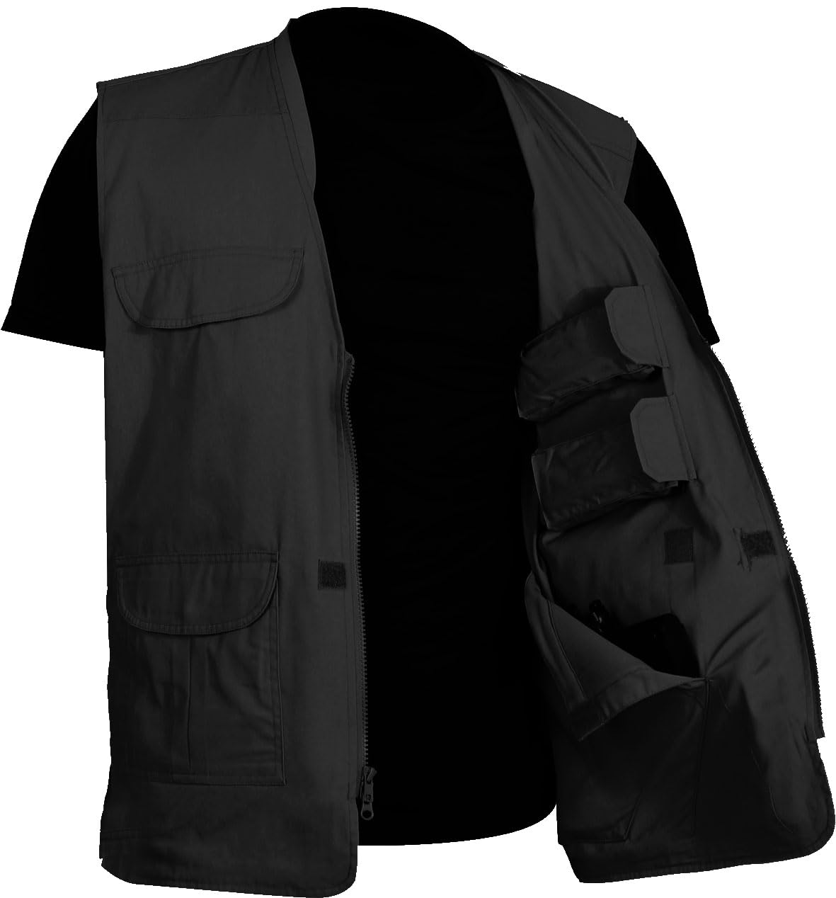 Rothco Men's Lightweight Professional CCW Concealed Carry Vest, Black, Medium