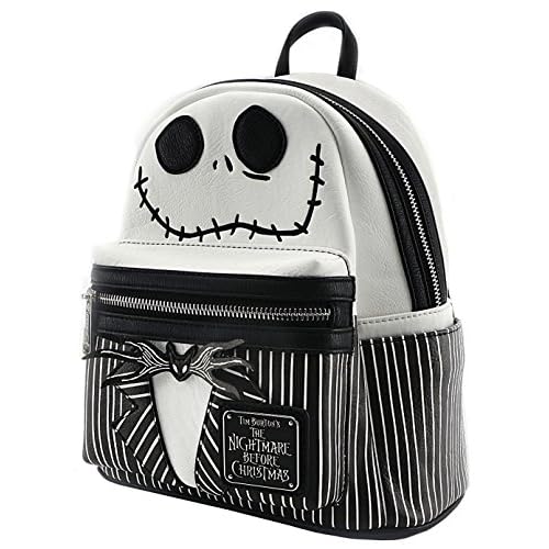 Loungefly x The Nightmare Before Christmas Jack Cosplay Faux Leather Backpack (One Size, Black)