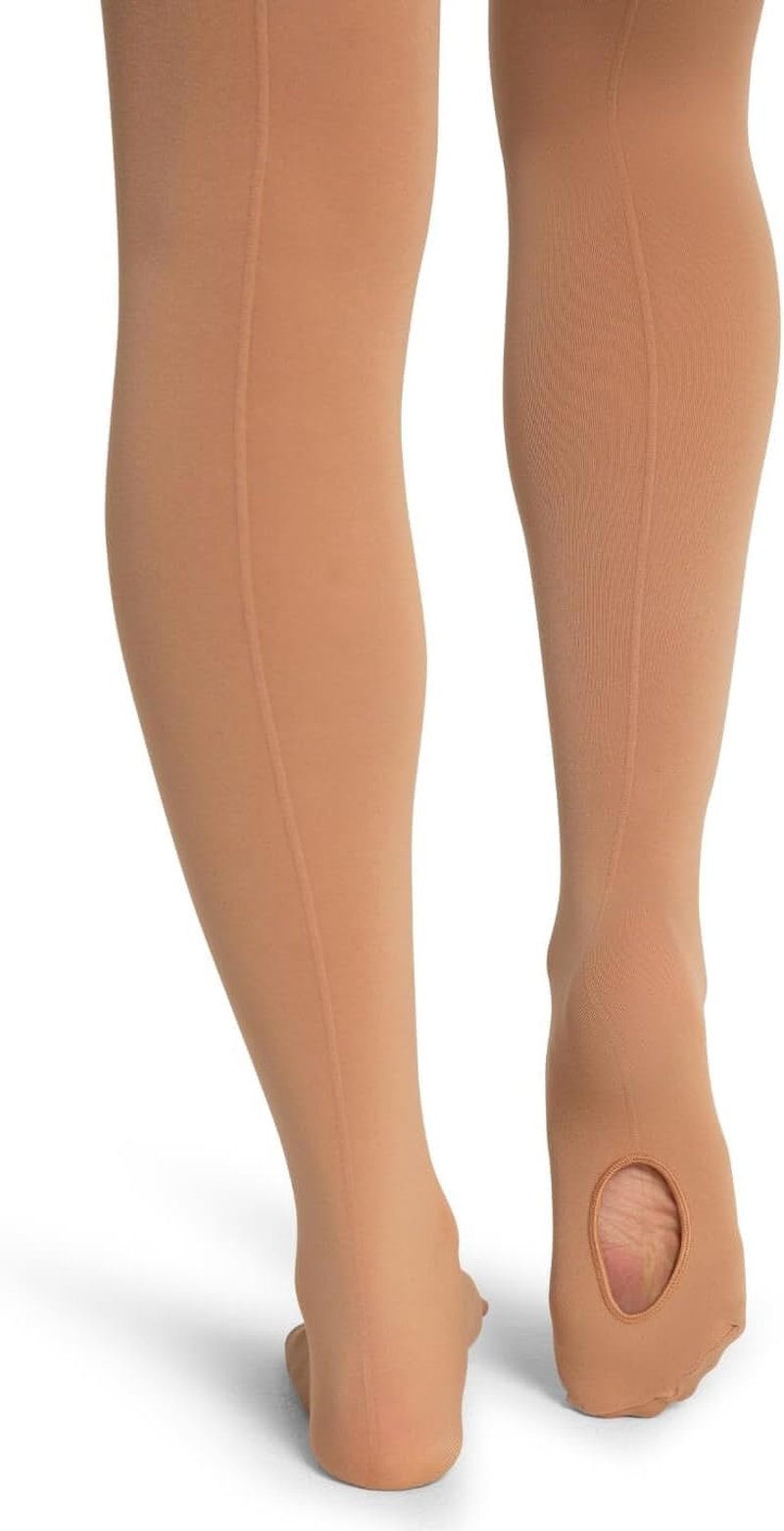 Capezio Ultra Soft Transition Tight - Back Seam Design | Caramel, XX-Large