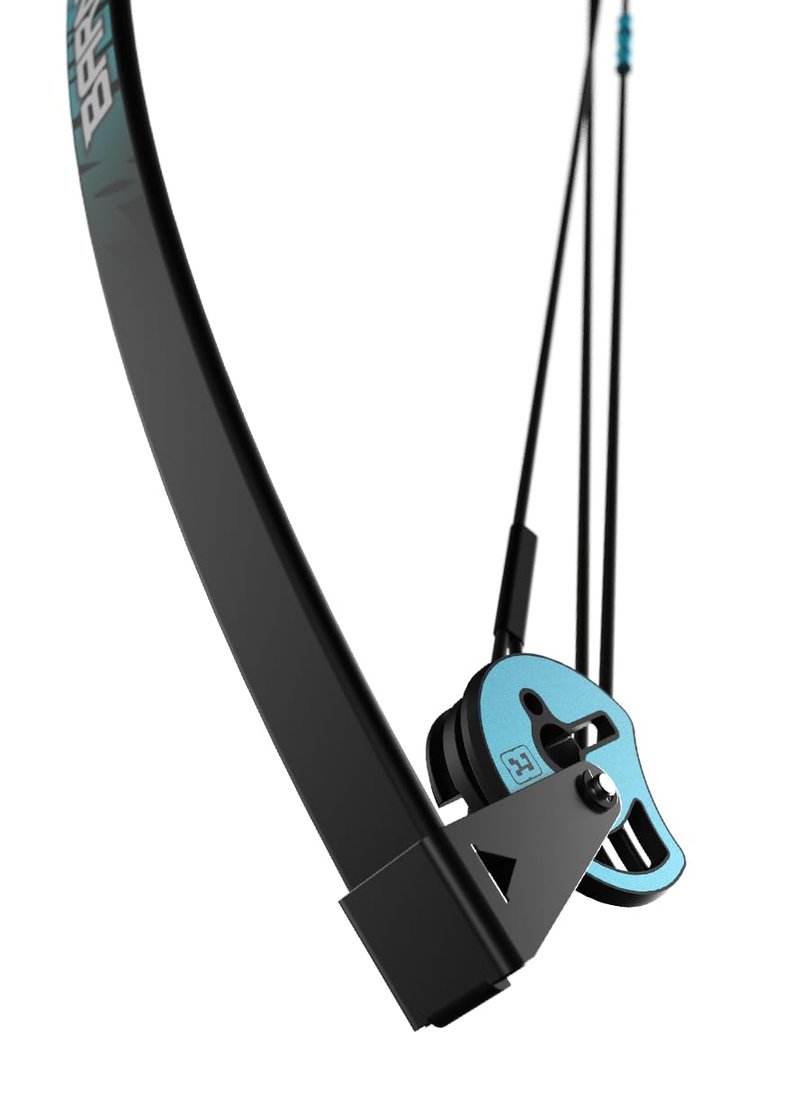 Barnett Wildhawk Compound Bow, Youth Bow Ages 5+, with 2 Arrows, Blue