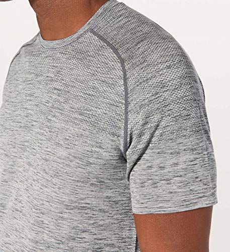 lululemon Men's Metal Vent Tech Short Sleeve Crew T-Shirt (Slate Grey, XL)