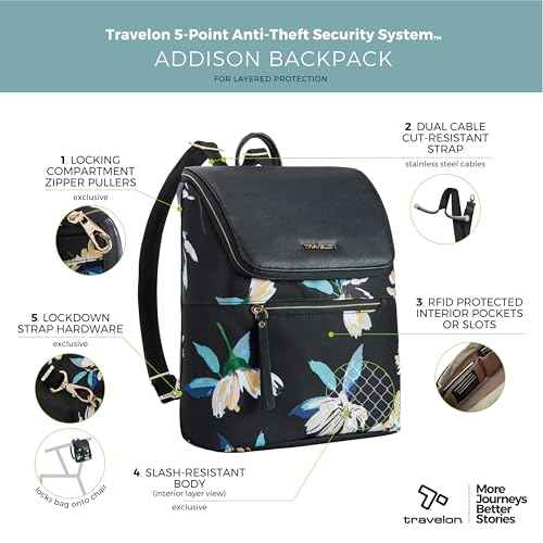 Travelon Anti-Theft Addison Backpack