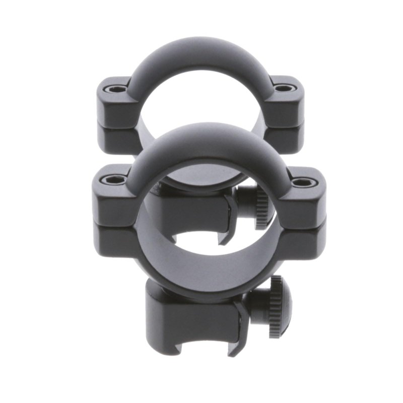 TRUGLO Lightweight Scope Rings | Tactical Hunting Shooting Versatile Durable Aluminum Mounting Accessory for 1" Tube Scope | for Rimfire/Airgun Rails | Medium (2 Screws per Ring)