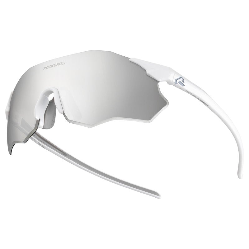 ROCKBROS Photochromic Sports Glasses for Women Men Wrap Around UV400 Protection for Cycling Fishing Driving
