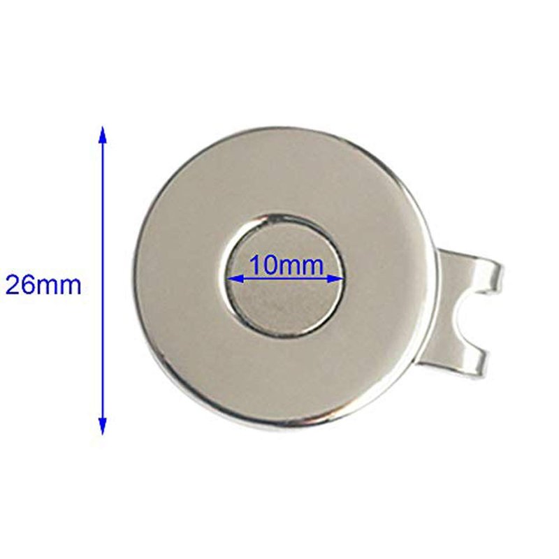 PINMEI Crystal Golf Ball Markers Golf Hat Clips Sets Pack of 2 (2 Golf CART)