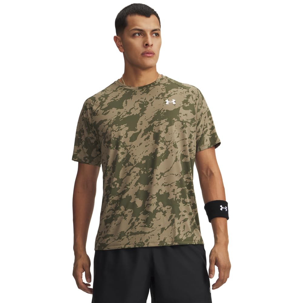 Under Armour Men's Tech 2.0 Short-Sleeve T-Shirt, (391) Marine OD Green / / White, 5X-Large