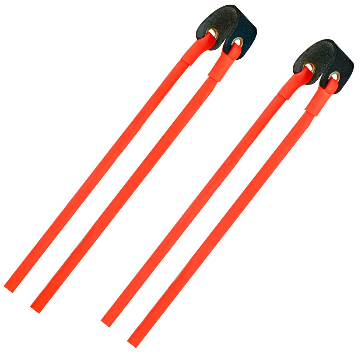 2 Pcs Slingshot Replacement Bands Sets Slingshot Band for Hunting Catapults Outdoor Shooting Shooting Games Elastic Tubular Bands Compatible with Catapult Heavy Pull Slingshot Rubber Replacement Bands