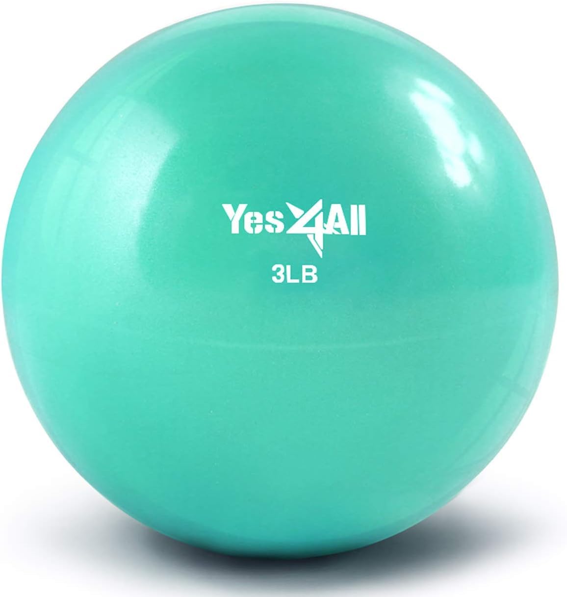 Yes4All Soft Weighted Toning Ball Smooth 2lb Blue