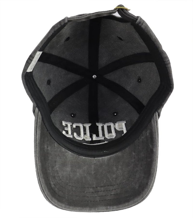 Police Wife Hat for Wifey Her Mrs, Birthday Anniversary Valentine's Day Honeymoon Gifts, Appreciation Proud Police Women Baseball Cap Black