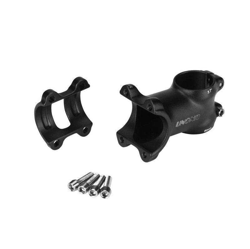 31.8 Stem 60mm 7 Degree FOMTOR Light-Weight Bike Handlebar Stem MTB Stem Suitable for Mountain Bike Road Bike BMX MTB (31.8 x 60mm)