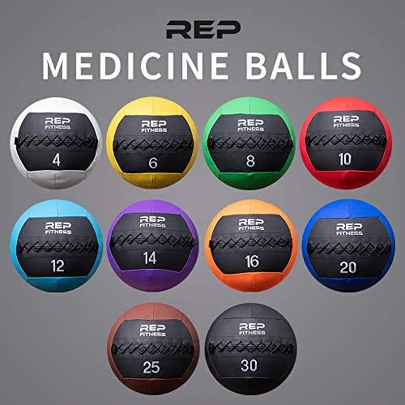 Weighted Slam Balls for Home Gym Fitness - 5-30 lb Soft Textured Medicine Balls for Strength & Core Training
