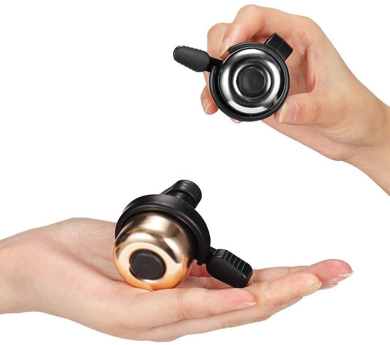 2PCS Bike Bell, Premium Bicycle Bell, Brass Bike Bells for Adults and Kids - Crisp Loud Melodious Sound - Bicycle Bells for Road Bike, Mountain Bike
