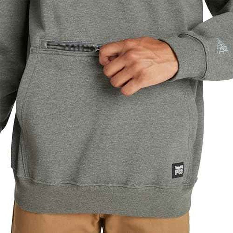 Timberland PRO Men's Hood Honcho HD Pullover Hooded Sweatshirt, Dark Charcoal Heather, Extra Large