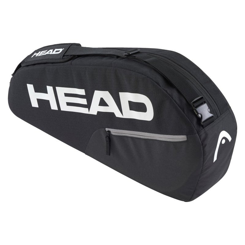 HEAD Base Racquet Bag S Tennis Bag (16L) - Holds Up to 3 Racquets, Reinforced Construction, Adjustable Shoulder Strap, Front Zipper Pocket, Lightweight Racquet Equipment Bag