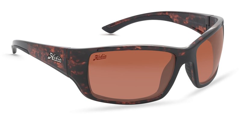 Hobie Everglades Float Polarized Sunglasses for Men and Women - Floating Frame, Women & Mens Sunglasses Polarized, Sun UV Protection Glasses - Dark Brown Tortoise Frame, Copper Lens