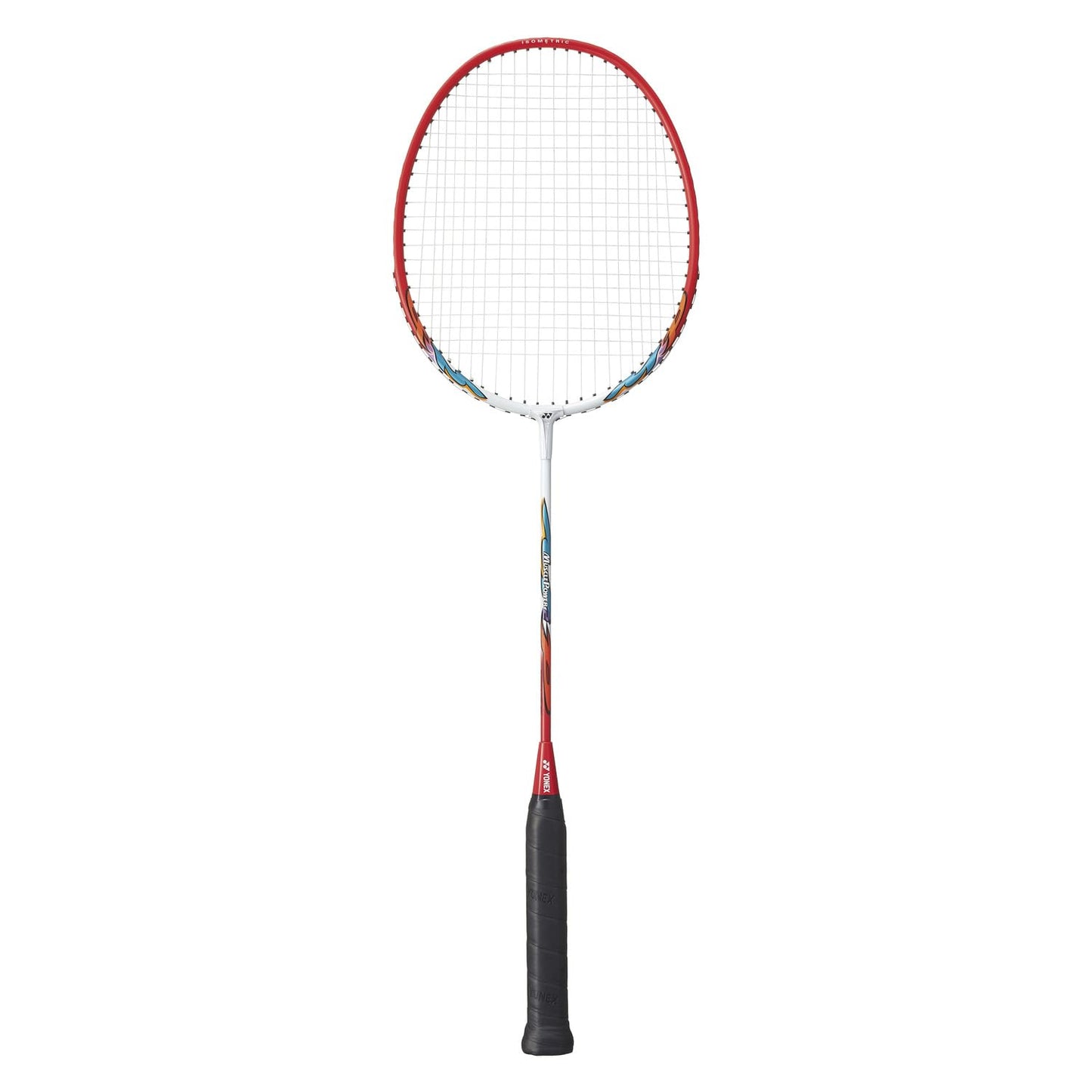 YONEX Muscle Power 2 Racket G4 Badminton (Pre-Strung), White/Orange MP2