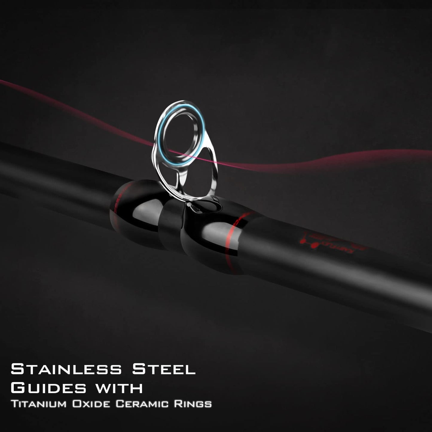 KastKing Royale Advantage Fishing Rod, Spinning Rod & Casting Rod, IM6 Graphite Blanks, 2-Pieces Rods with Extra Tip Section,KastFlex Technology, Power Transition System, EVA Handle