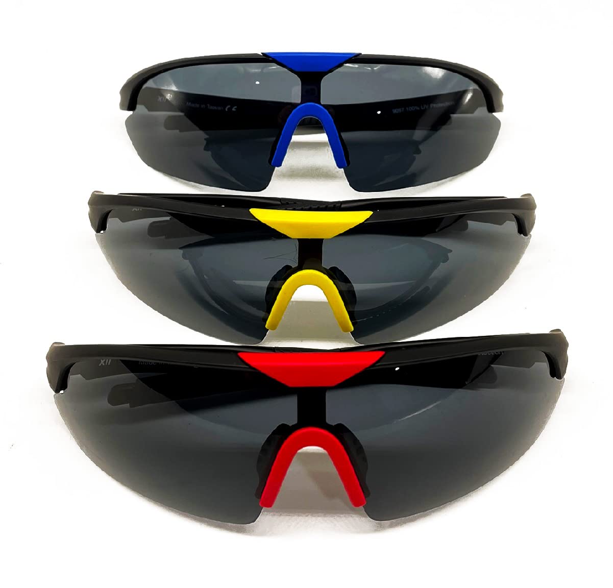 XII WY Polarized Sports Sunglasses Mens Womens for Cycling Baseball Running Fishing Driving