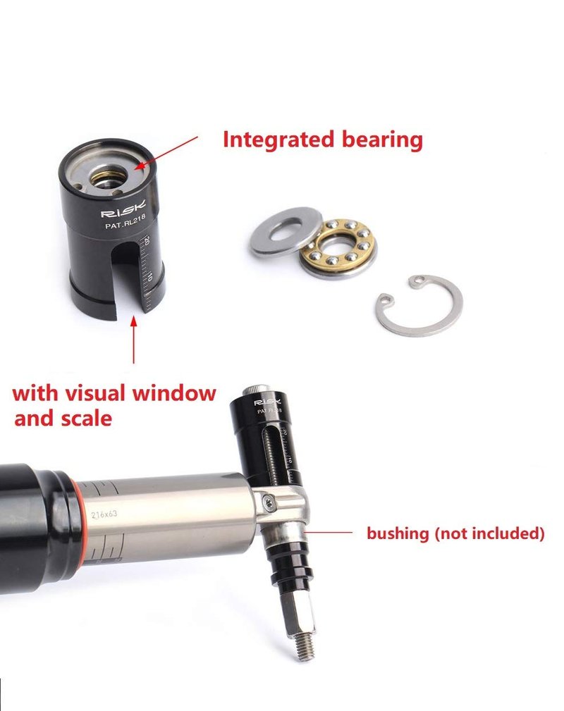 Juscycling MTB Rear Shock Bearing Bushing Replacement Installation and Removal Tool Kit for for Rockshox Fox