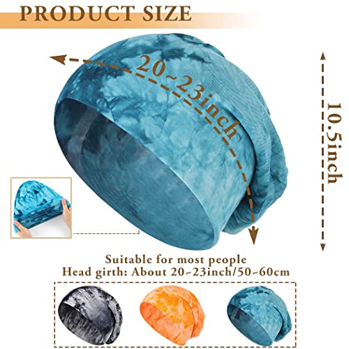 Bohend Bohemian Beanie Hats Headwear Cap Stretch Non Slip Bandanas Sleep Turbans Hats for Women Men Close top Head Covering