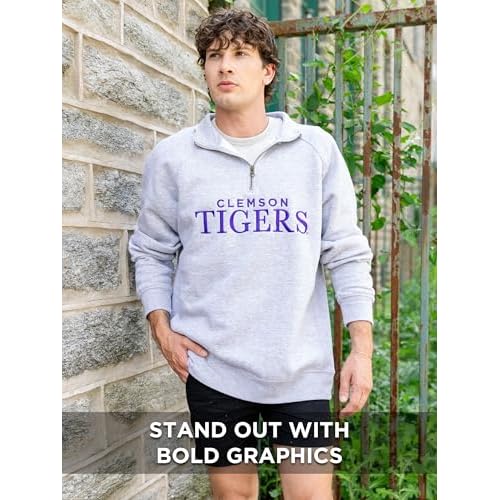 JanSport Unisex Adult NCAA Officially Licensed Rival Long Sleeve Stand-Up Collar Quarter Zip Sweatshirt