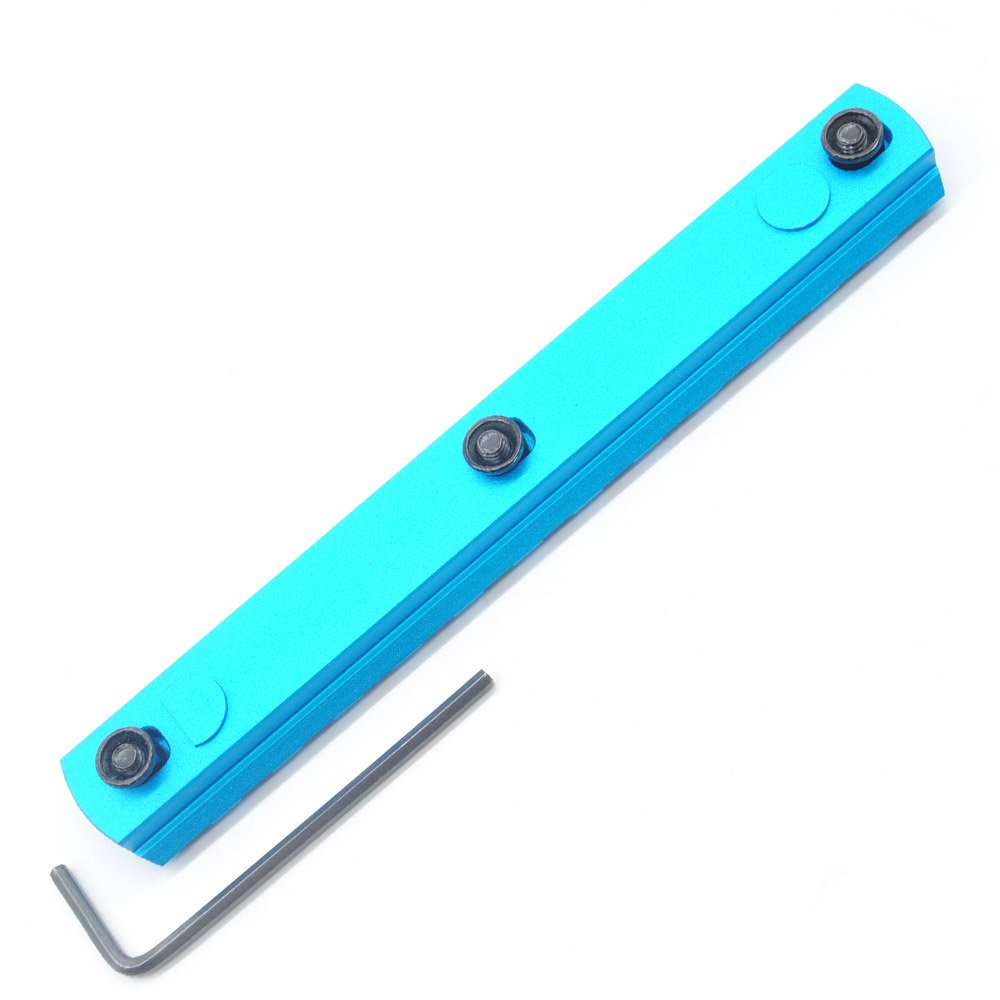 Keymod Rail Section Blue Color for Picatinny & Weaver Rail (13 Slots)